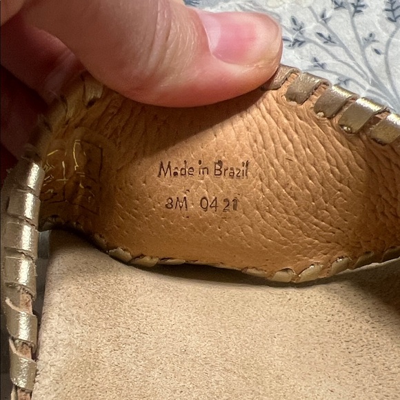 Jack Rogers Gold and Tan Sandals - Picture 2 of 5